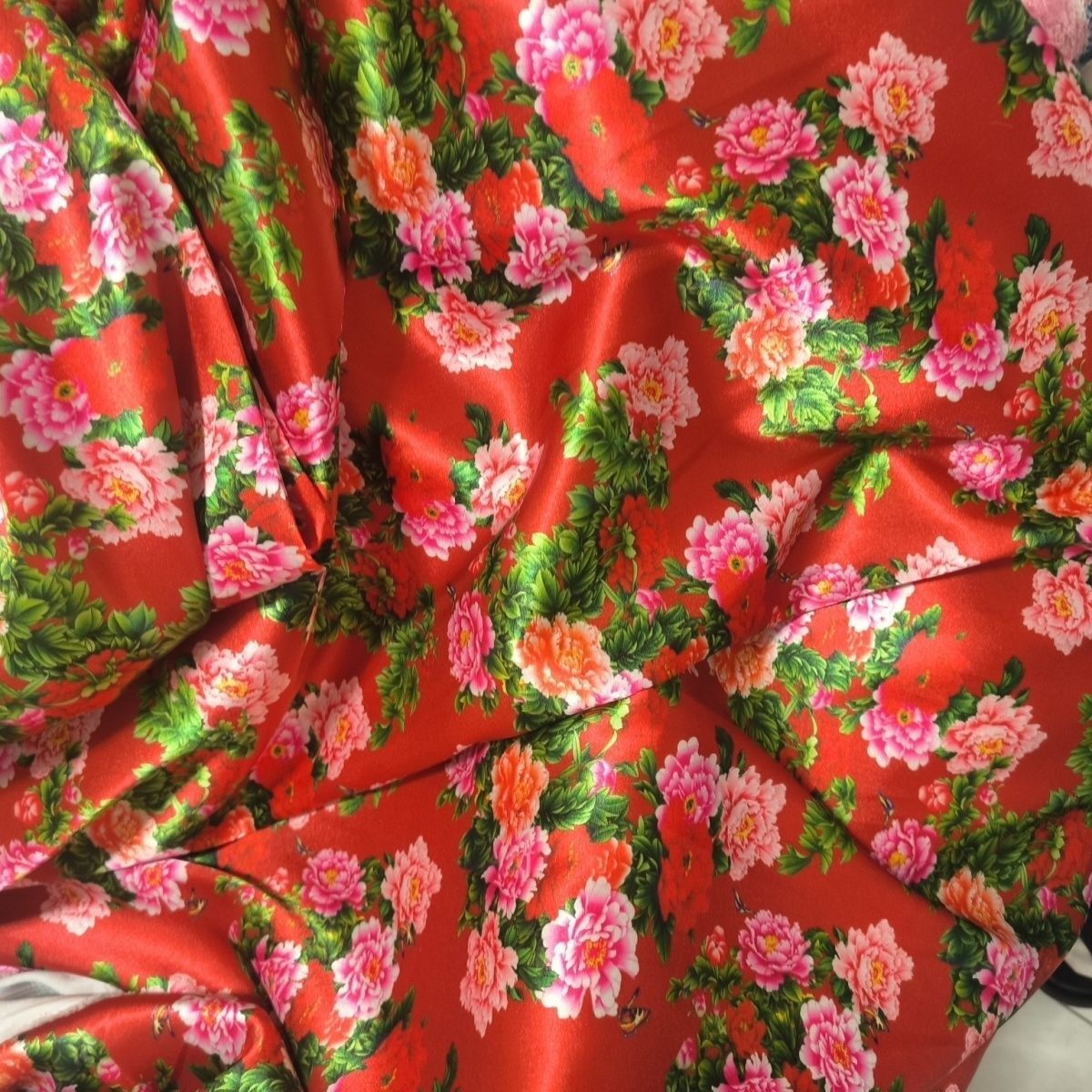 Sewing In Textile - Tessuto di raso di acetato con