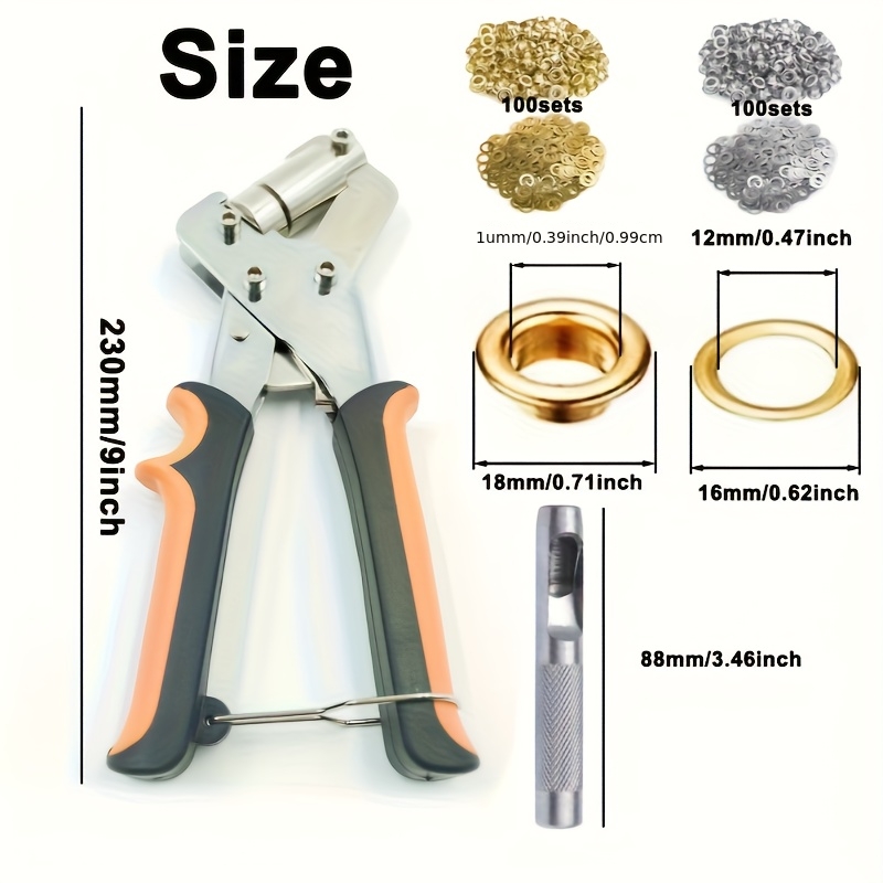 Set di 200 occhielli da 10 mm  - Sewing Eyelet Fabric recensione e prezzo