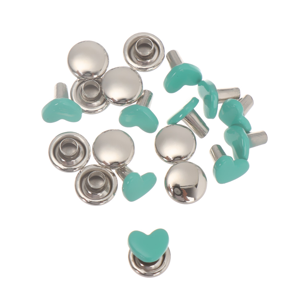 10Pcs Mini di Cuore In Metallo - Sewing Eyelet Fabric recensione e prezzo
