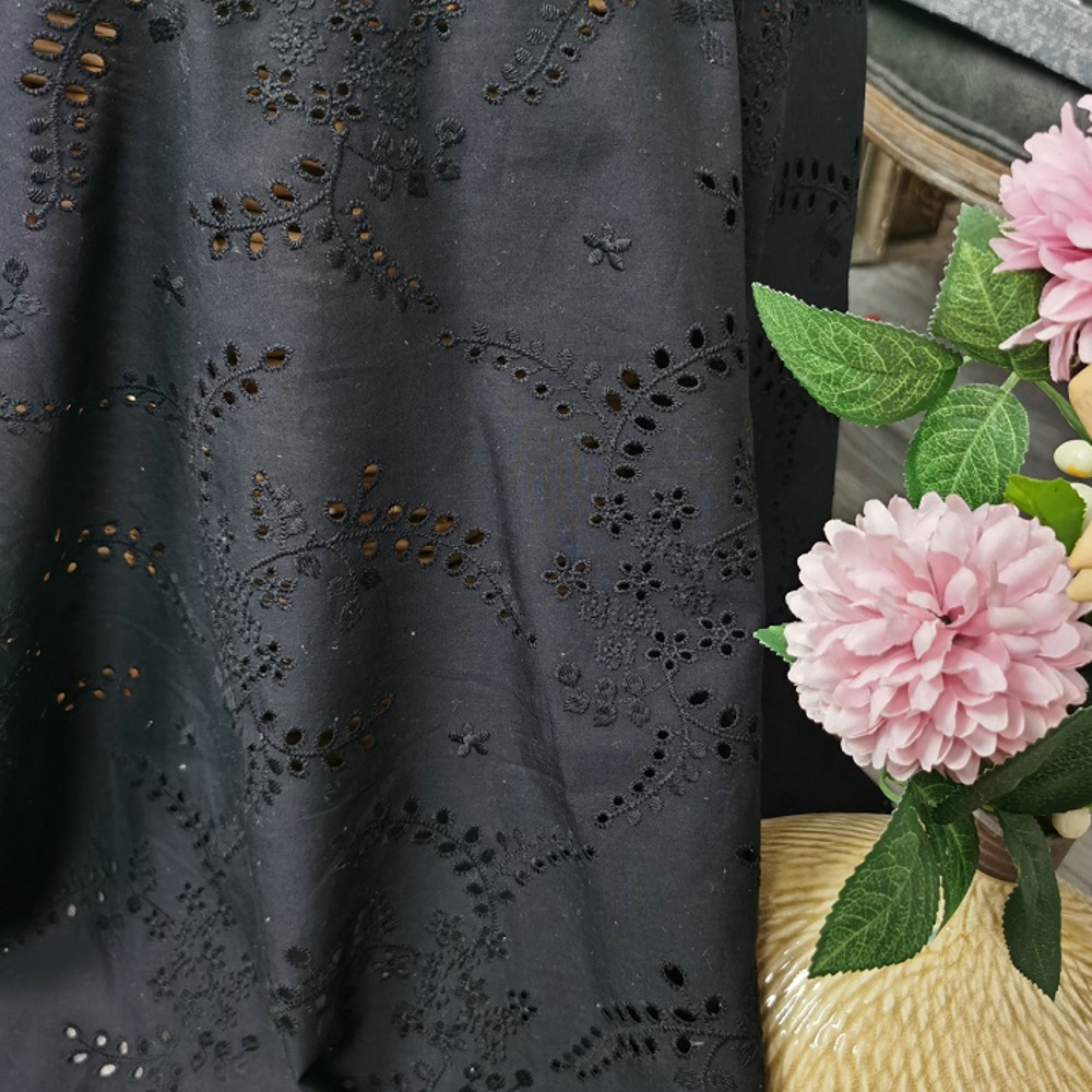 Tessuto di pizzo floreale rica - Sewing Eyelet Fabric recensione e prezzo