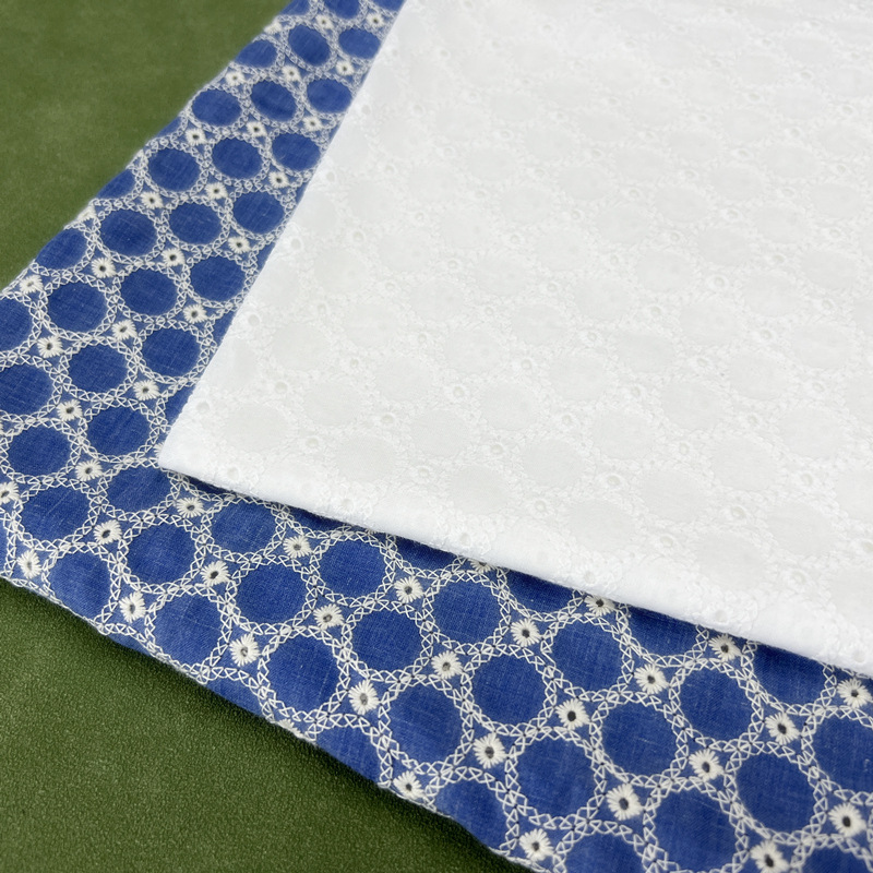 Tessuto in denim di cotone con - Sewing Eyelet Fabric recensione e prezzo