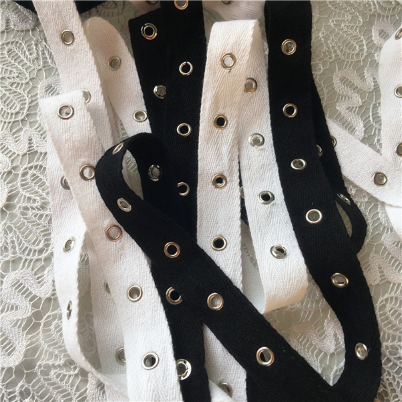 Tessitura in cotone bianco e n - Sewing Eyelet Fabric recensione e prezzo