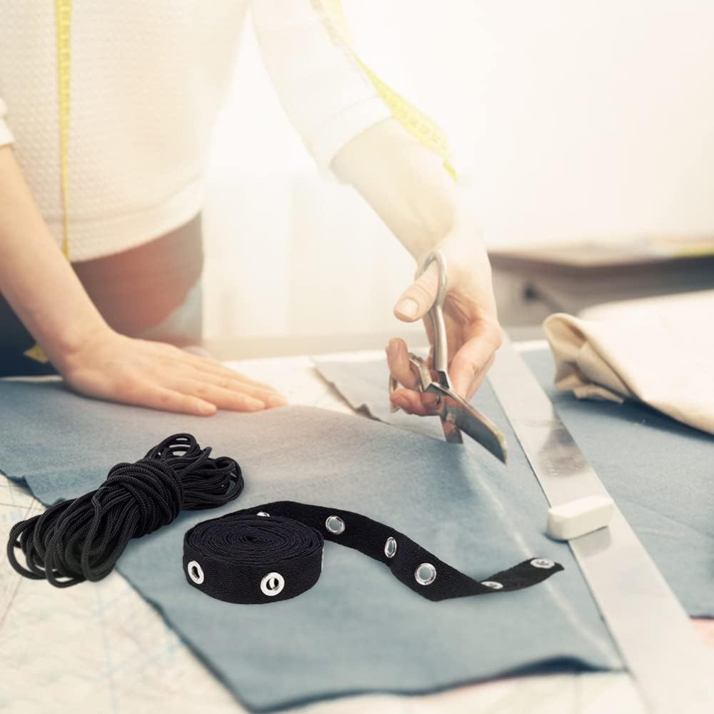 Nastro passamaneria nero con o - Sewing Eyelet Fabric recensione e prezzo